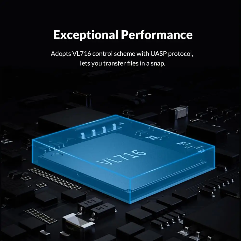 Прозрачный чехол ORICO для жесткого диска 2 5 дюйма SATA на USB3.1 Gen1 Гбит/с|Корпус диска| |