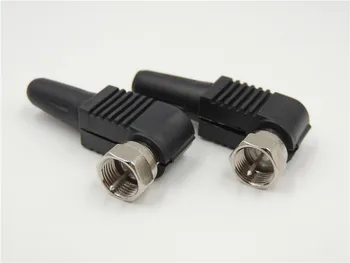 

F Type Right Angle 90 Degree Male Solder Plug Elbow Coax Coaxial Connector