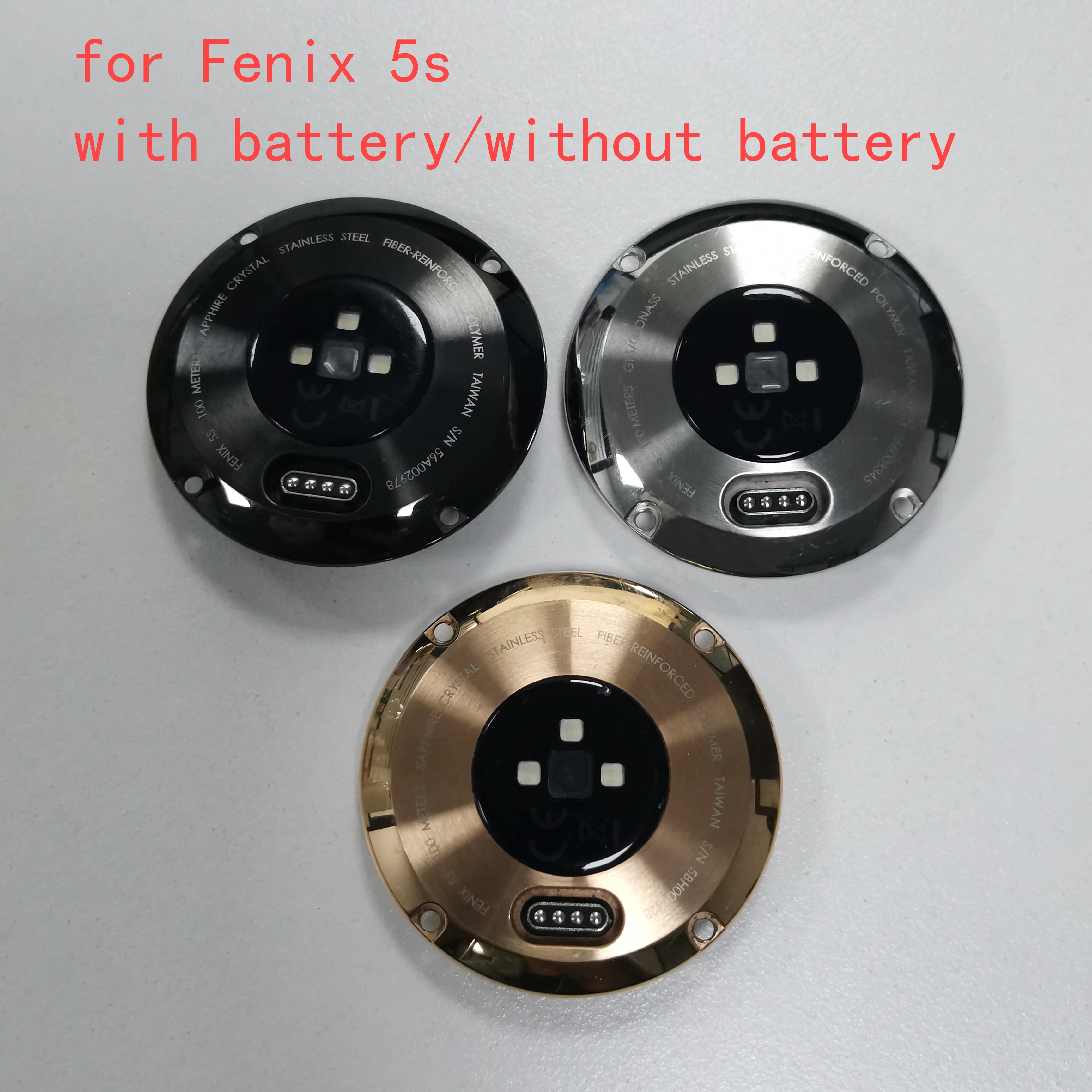 Multifunctional Sports Back Cover For Garmin Fenix 5s Cover With Battery 3610009600 Metal Back