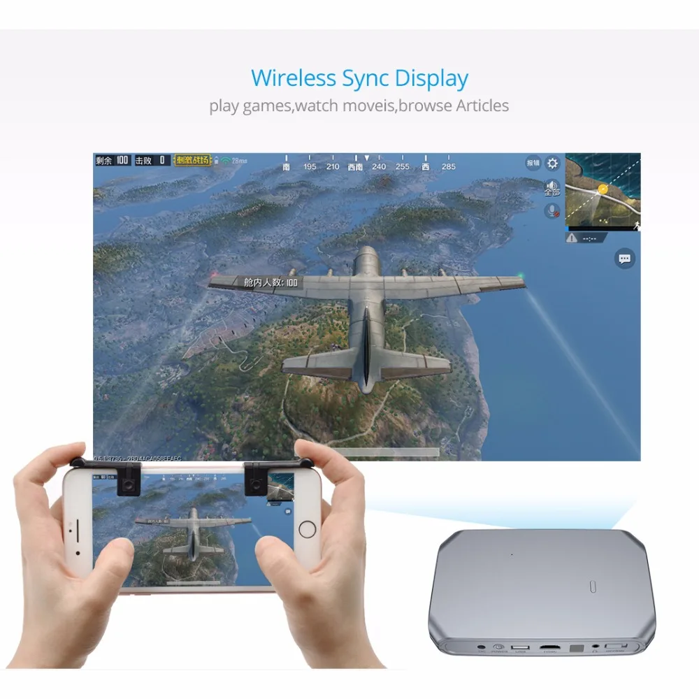 Мини DLP проектор Rigal RD603 Android Wi Fi Bluetooth светодиодный Pico Pocket HD Портативный активный 3D