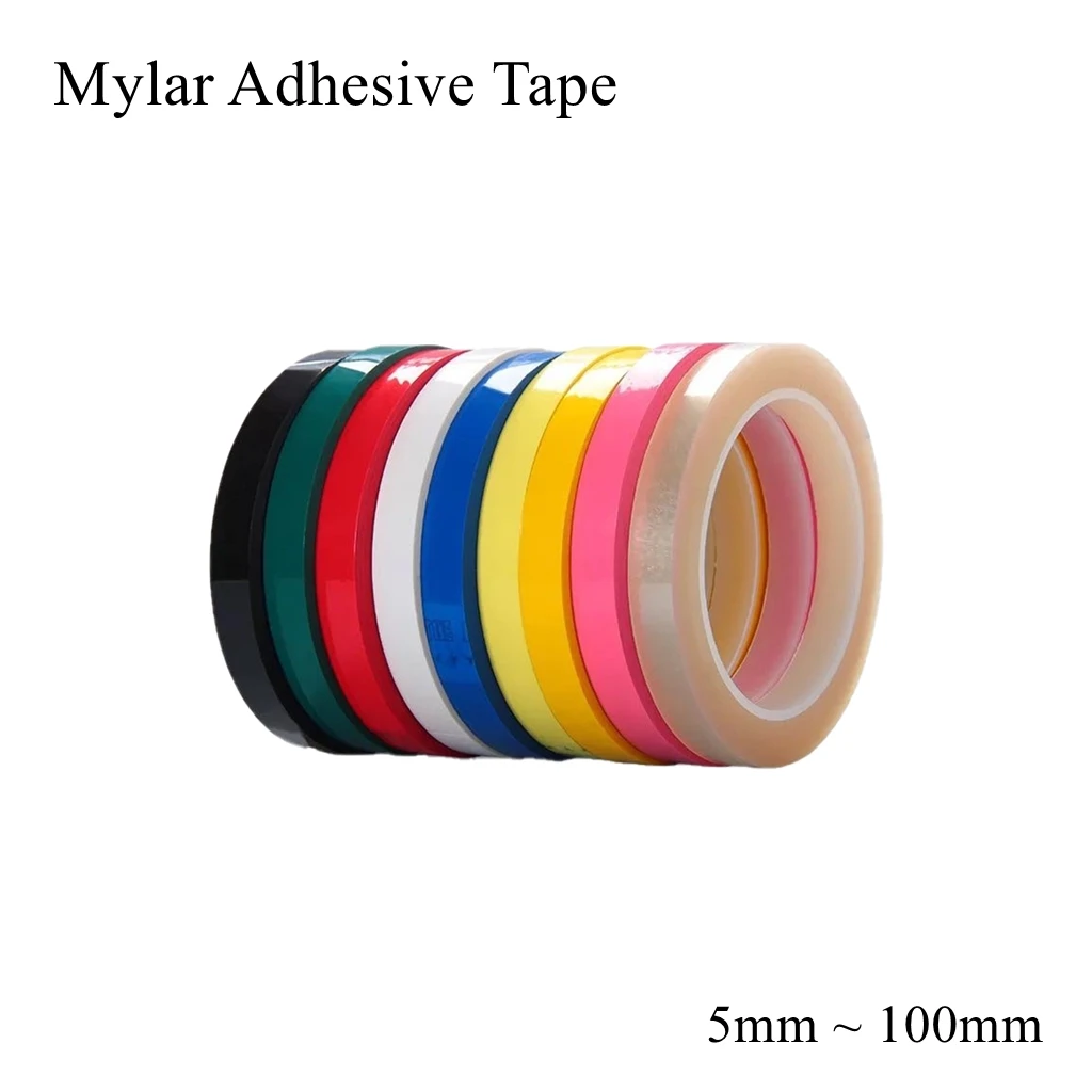 Mylar Adhesive Tape Mara Heat Resistant Flame Retardant Motor Binding Transformer Insulation Coil Wrap Fixing Multicolor | Обустройство