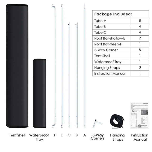 Növénytermesztési Sátrak Termesztési Sátrok Beltéri Tartozékokhoz Hidropohome Kerti Kertészet Hidroponika Növekvő - Image 4