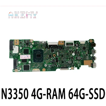 

with N3350-CPU 4G-RAM 64G-SSD Laptop Motherboard For Asus Vivobook Flip TP401NA TP401N TP401MA TP401M Mainboard 100% Test good