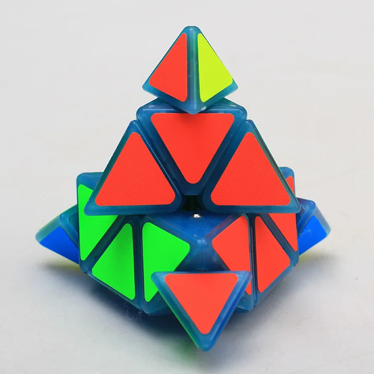 Zcube 3x3x3, светящийся в темноте, волшебный куб, игрушка-головоломка световой Пирамида куб 3x3, Cubo Magico, Детская образовательная игрушка в подарок для детей; Детские шорты для мальчиков
