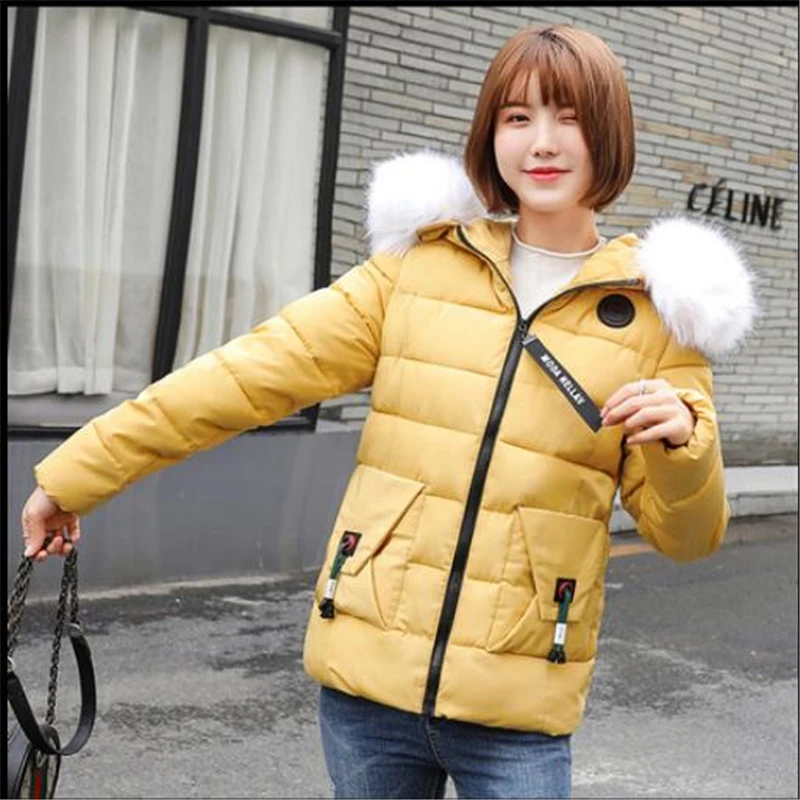 Hooded female Jackets Parka Winter Jacket Women Short Style thicken 2019 New Korean plus size women Coat 8XL S126 | Женская одежда
