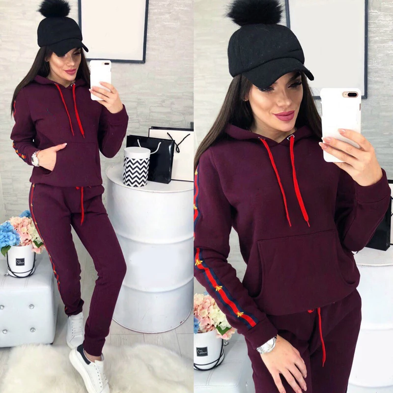 Женский спортивный костюм повседневные костюмы для женщин домашняя одежда