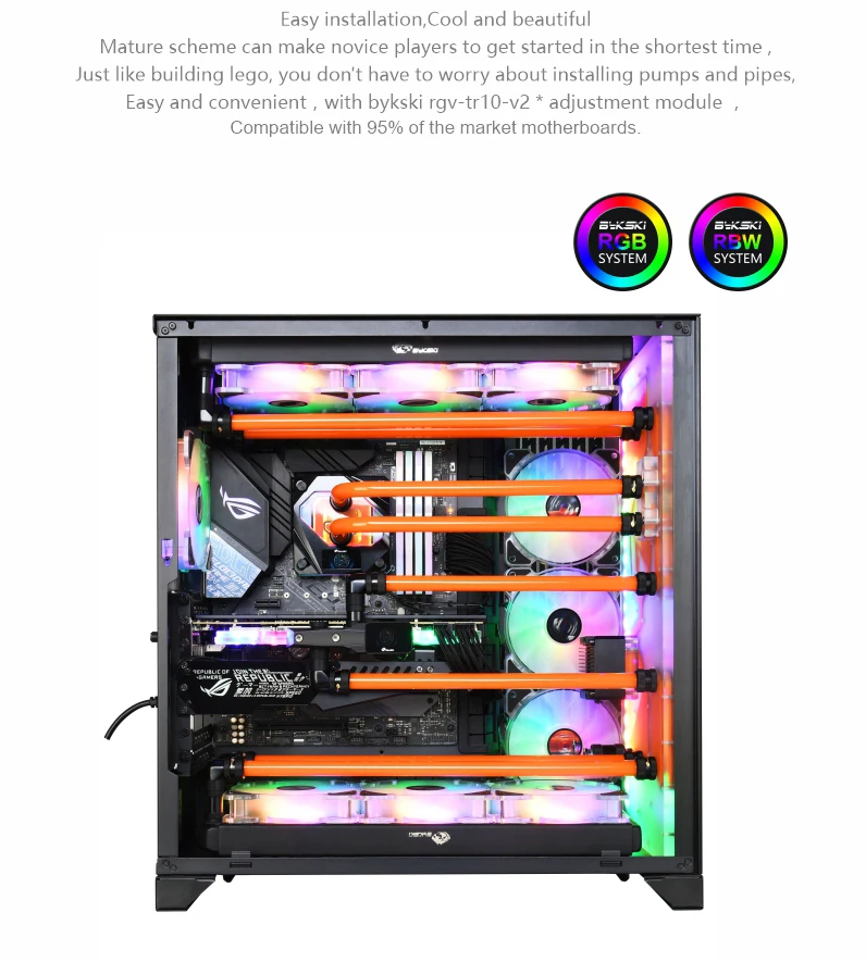 Bykski Rgv Lan O11xl P Pc Cooling Waterway Boards For Lian Li Pc O11 Dynamic Xl Case Rbw For Intel Cpu Water Block Gpu Building Fans Cooling Aliexpress