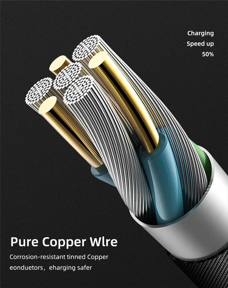 3A 90 градусов USB C Micro USB кабель передачи данных для быстрой зарядки для huawei P20 samsung S10 S9 Xiaomi Redmi Note 7 8 Pro usb зарядный шнур