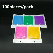 Buy2Get50% скидка профессиональный тату тампоны 100 шт./упак. наращивание ресниц для чистки косметических палки для специального назначения