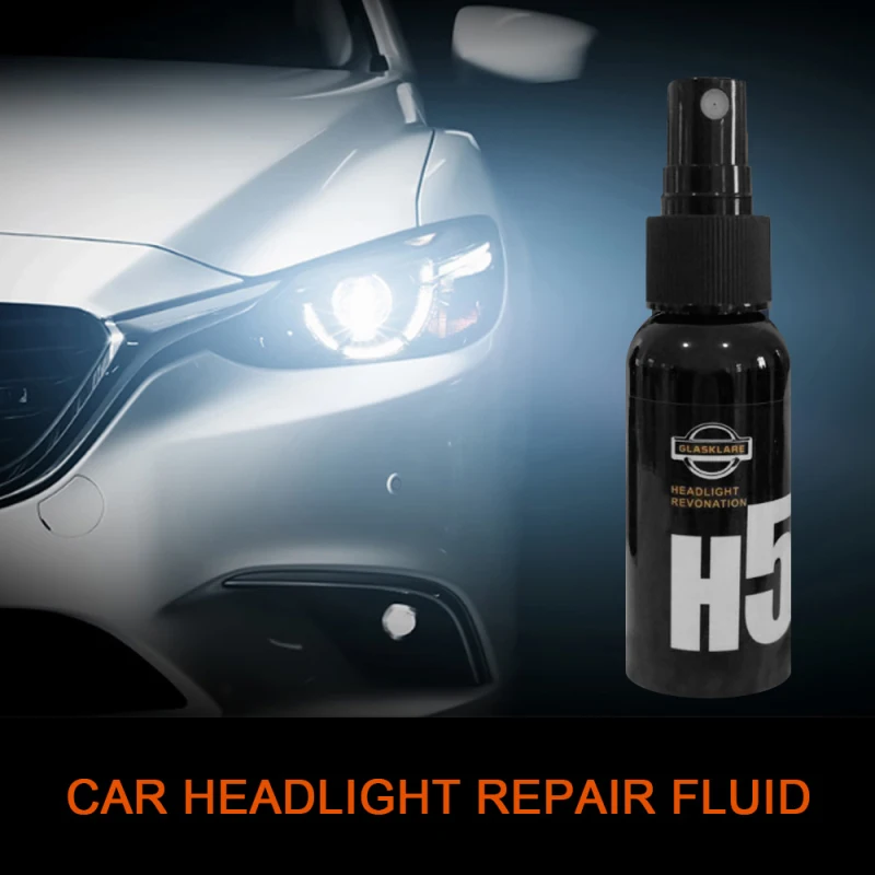 

H5 Auto Headlight Repair Coating Repair Kit Oxidation Rearview Coating Headlight Polishing Anti-scratch Liquid Car Accessories