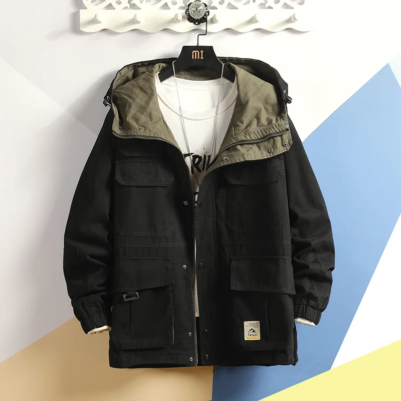 

Northern Boundary Men'S Wear Shu 2019 Autumn And Winter New Style Large Size Japanese-style Retro Workwear Jacket