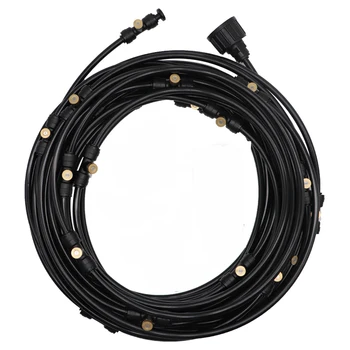 

Outdoor Misting Cooling System Kit for Greenhouse Garden Patio Waterring Irrigation Mister Line 6M-18M System Caliber Is 0.4mm
