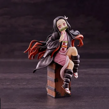 

17cm Kamado Tanjirou Demon Slayer Kimetsu no Yaiba Kamado Nezuko Action figure toys doll Christmas gift no box