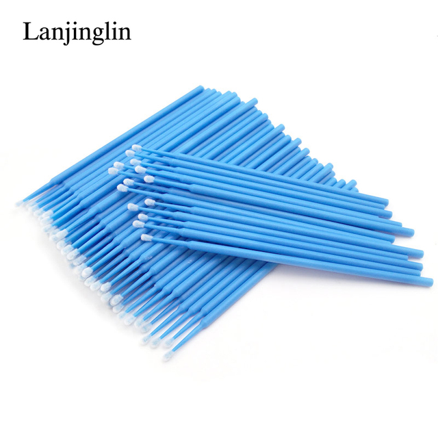 Disposable Makeup Cotton Swab Mini Individual lash Applicators Mascara Brushes Eyelash Extension For Maquillaje Makeup