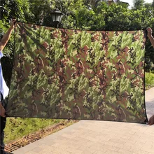 Много размеров Сверхлегкий Кемпинг Охота камуфляж укрытие водонепроницаемый брезентовый навес палатка также используется для кемпинга коврик