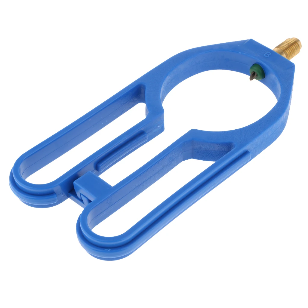 Automotive Car Can Tap R134a Refrigerant Hose Bottle Opener 1/4SAE Blue