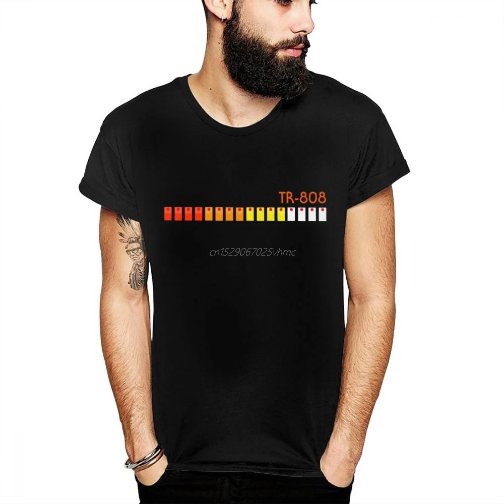 ROLAND TR 808 303 909 Футболка модная кислотная Винтажная Футболка Повседневная Мягкая футболка с круглым вырезом и коротким рукавом размера плюс