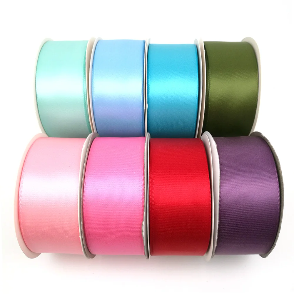 (10 Yards) 1.5" 3.8cm 38mm Double Sided Satin Ribbon High Quality 100