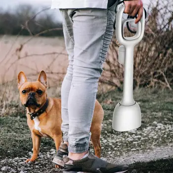 

Dog Poop Bag Dispenser Long Handle Pet Scooper Clean Pick Up Animal Waste Shovel Puppy Outdoor Dog Picker Cleaning Tools