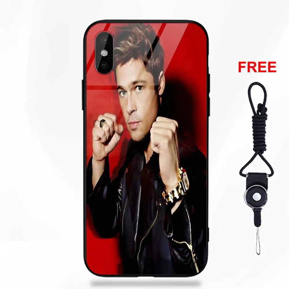 Fight Club wilam Bradley Brad Pitt для Apple IPhone X XS Max XR 5 5C 5S SE 6 6S 7 8 Plus - Цвет: as picture