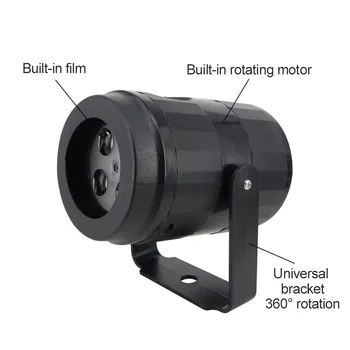 

EU/US/UK/AC 16Patterns Moving LED Laser Projector Lamp Halloween Xmas Snowflake Garden Decor christmas lights 4W luces navidad