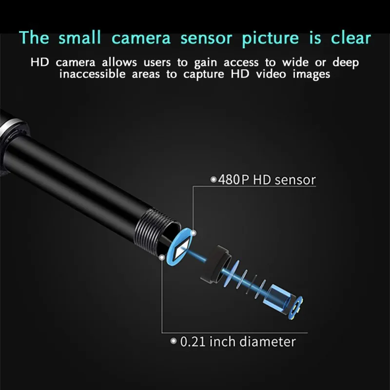 USB 3 в 1 инструмент для чистки HD визуальная Ушная ложка Ушная палочка с мини-камерой ручка уход за ушами Чистка в уши