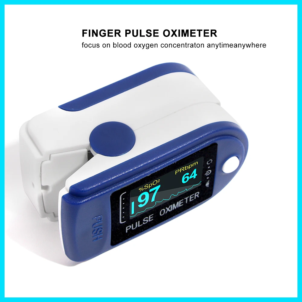 RZ Fingertip Pulse Oximeter Oximetro Blood Oxygen Saturation Meter Finger SPO2 PR Monitor Pulse Oximeter
