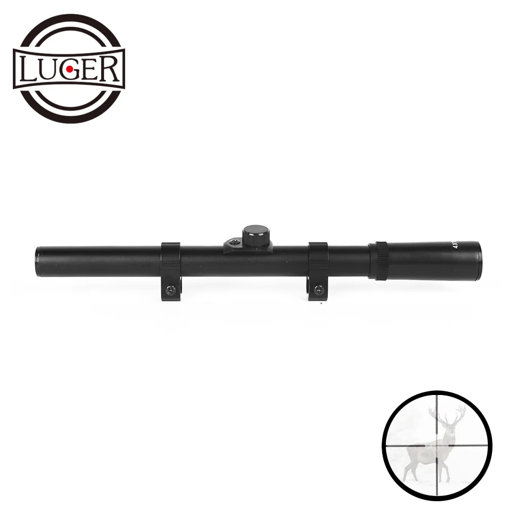 LUGER 4x15 оптический прицел тактический 11 мм для винтовки страйкбол Воздушный