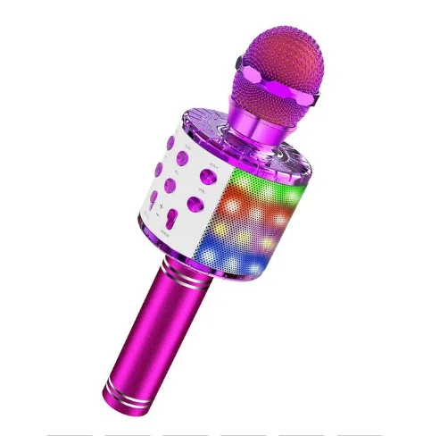 Fun Toys for 4-15 Year Old Girls, Handheld Karaoke Microphone for Kids Birthday Gifts for 8 9 10 11 Years Old Boys Girl