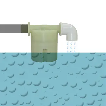

1/2" And 3/4" Side Inlet Built-in/Inside Automatic Float Valve Water Level Control Valve for Solar Water Tank Tower Pool