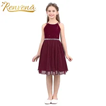 

Kids Dresses for Girls Flower Girls Dress Sequined Floral Lace Tulle Dress Wedding Birthday Party Summer Children Pageant Dress