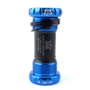 

Muqzi Bicycle Thread Type Bottom Brackets 68-73Mm Axis Bb Mtb Road Foldable Bike Aluminum Alloy Cnc Axis Peilin Bearing