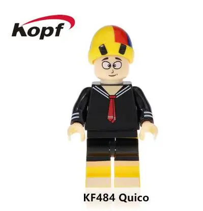 Bob Ross Bloc de construction Figurine Brick Kopf