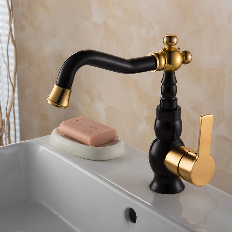 

Alumimum Single Bore Inter-platform Basin Wash Basin Faucet Toilet Bathroom Hot And Cold Faucet Lavatory Basin Mixing Valve