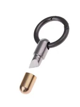 

Multi-function Micro Cutting Tool Stainless Steel Brass Anti-lost Unpacking Artifact Capsule Sharp Cutter For Travel Office