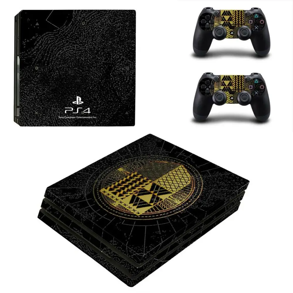 YSP4P-0860 Destiny 2 PS4 Pro Стикеры s Play station 4 кожи Стикеры Наклейки Обложка для Игровые приставки 4 PS4 Pro консоли и контроллер Скины Виниловые - Цвет: YSP4P-0860