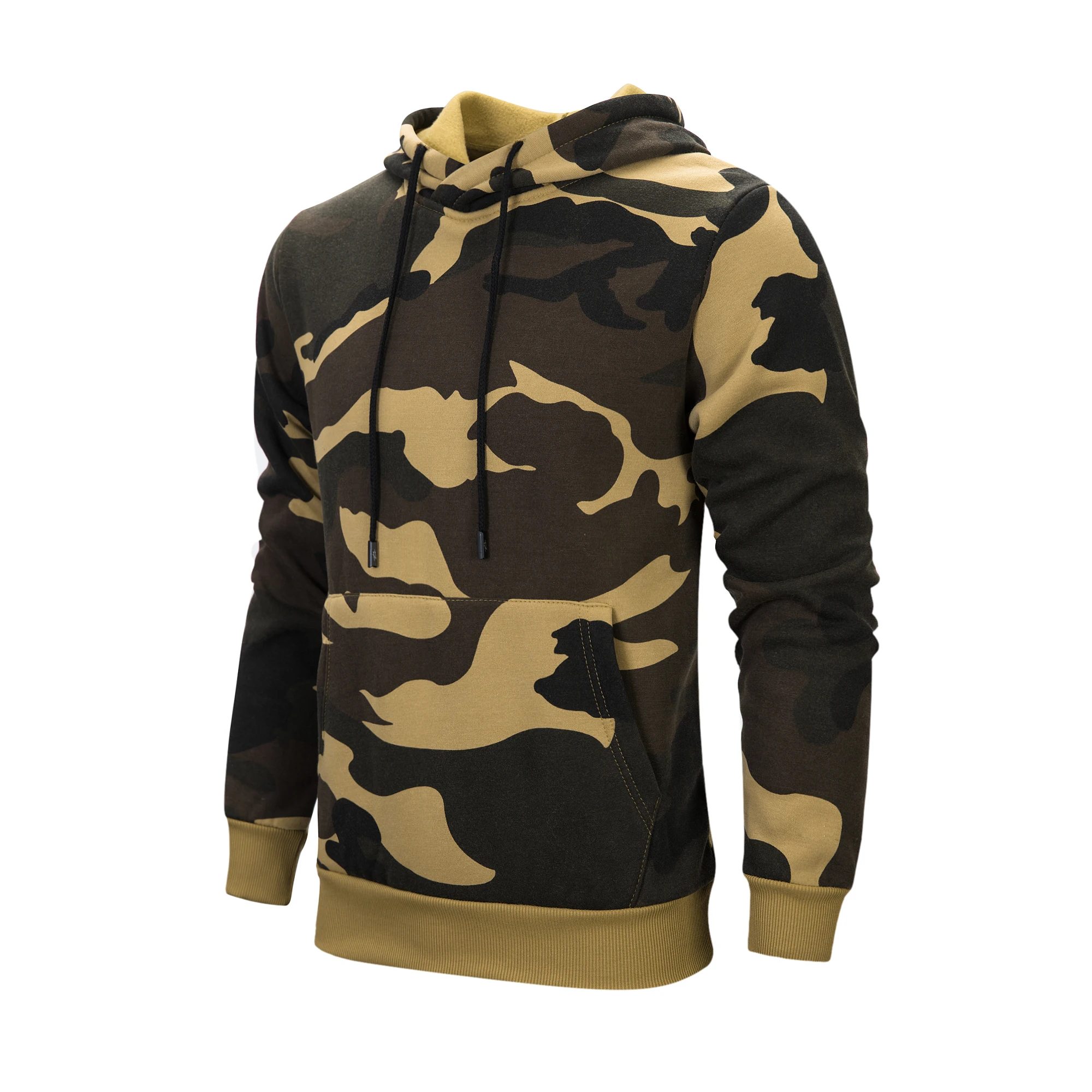

New men's Fashion Military style hoodies sweatshirt camouflage sports jogger loose casual large size tide brand