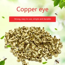 1000 шт улей рамка люверсы пчелиное гнездо коробка рамка торцевое резьбовое отверстие инструменты пчеловодства основа медный глаз