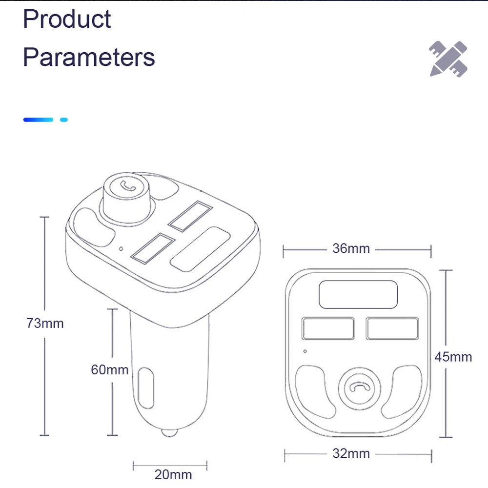 Bluetooth FM радио музыкальный передатчик 5,0 Handsfree беспроводной TF карта u-диск Аудио двойной 3,1 A USB зарядное устройство для телефона цифровой вольтметр