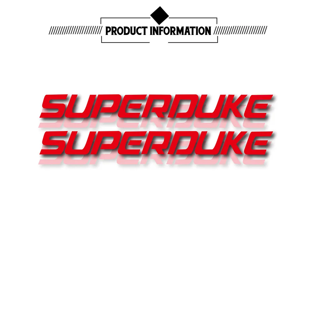 

Motorcycle bicycle waterproof reflective fuel tank wheel sticker notebook luggage helmet for KTM super duke superduke SUPERDUKE