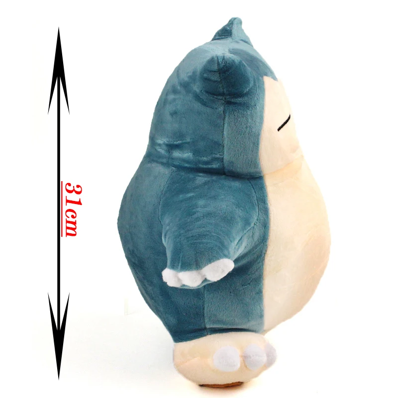 1 шт. 31 см Плюшевые игрушки Snorlax милые Snorlax мягкие куклы для детей Подарки