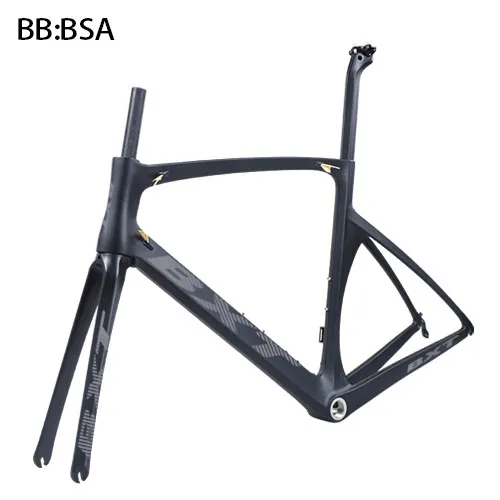 Китайский дешевый гоночный дорожный каркас BXT карбоновый дорожный велосипедный держатель для телефона 700c велосипед карбоновая велосипедная Рама V-Brake - Цвет: BXT grey logo