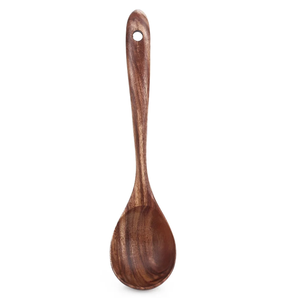 Small spoon Ремесла легко чистить подарок деревянная посуда для приготовления пищи набор посуды набор деревянных ложек Многофункциональный натуральный материал Grandmas - Цвет: Small spoon