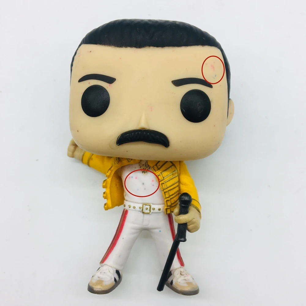 FREDDIE MERCURY queens-rocks Роджер Тэйлор/Джон диакон/Фредди Меркурий Группа Модель игрушки Виниловая фигурка без коробки - Цвет: FREDDIE MERCURY