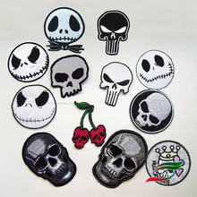 Пользовательские панк стиль стикеры Липкая лента A205 черно-белая панк полоса заплатка для одежды отправлено сценические костюмы