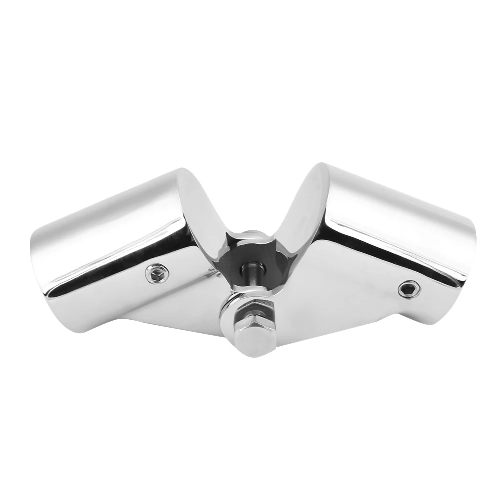 Stainless Steel Folding Swivel Connector Boat Rail Tube Pipe Fittings For Marine Yacht Accessories 22mm/25mm |
