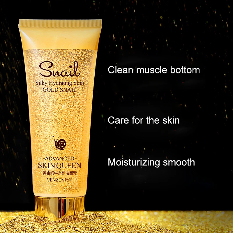 Facial Cleanser Skin Cleansing Rich Foaming Organic Natural Gel Daily Face Wash Anti Aging Deep Clean 100g