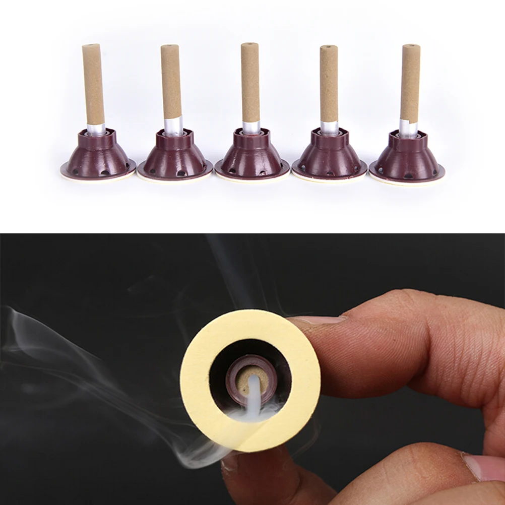 50pcs/Set Mini Moxa candle Self-adhesive acupuncture points moxibustion tube paste self-stick massage sticker moxa stick Newest