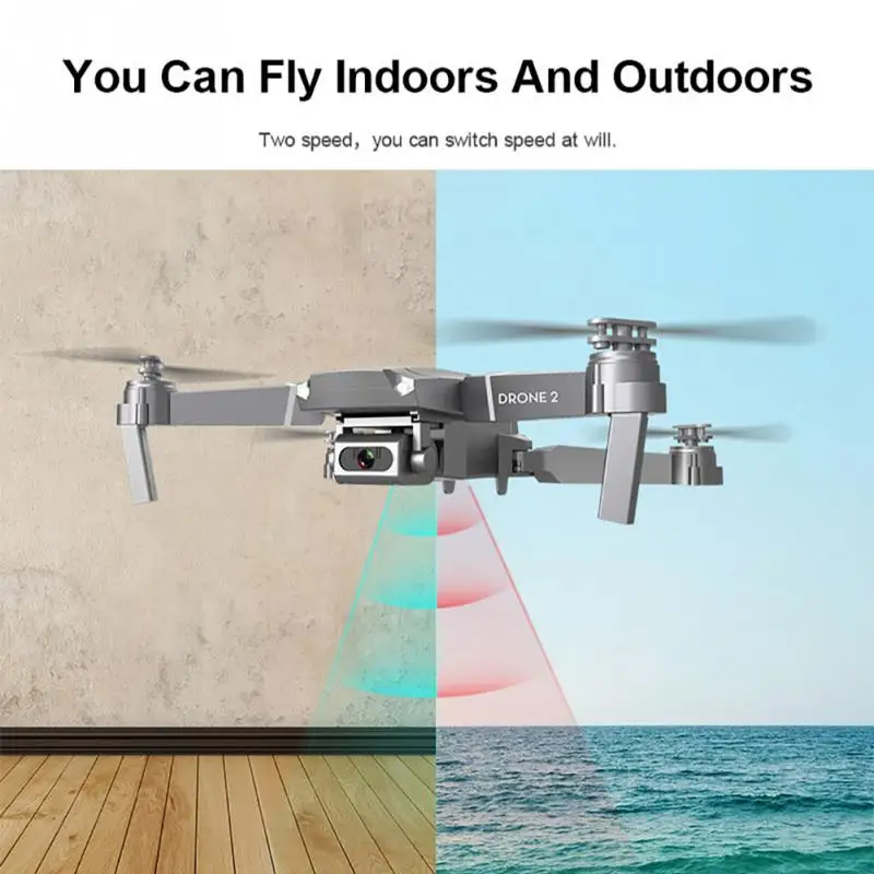 E68 wifi FPV мини-Дрон с широкоугольным HD 4K 1080P камерой режим удержания высоты RC складной Квадрокоптер Дрон подарок