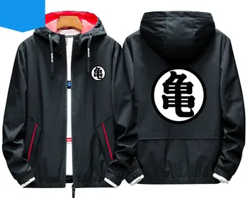 

Casual Jacket Men Fashion Dragon Ball Goku Men Jacket Coat Pocket Venom Bomber Black Gray Male Jackets walker Chaqueta Hombre